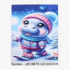 Алмазная мозаика TK Group JS 19879, 30x20 см, для детей от 4 лет