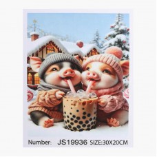 Алмазная мозаика TK Group JS 19936, 30x20 см для детей