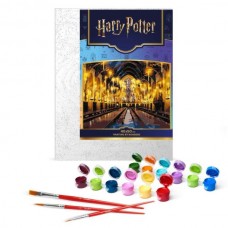 Картина по номерам WB "Harry Potter: Большой зал с красками металлик" 40х50см Картина по номерам WB "Harry Potter: Большой зал с красками металлик" 40х50см