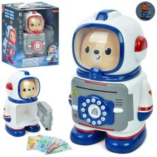 Копилка MK 5061 космонавт, 24-16-12см, сейф с кодом, затягивает купюры, звук, свет, 2 цвета, на бат, в кор-ке Копилка MK 5061 космонавт, 24-16-12см, сейф с кодом, затягивает купюры, звук, свет, 2 цвета, на бат, в кор-ке