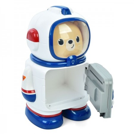 Копилка MK 5061 космонавт, 24-16-12см, сейф с кодом, затягивает купюры, звук, свет, 2 цвета, на бат, в кор-ке Копилка MK 5061 космонавт, 24-16-12см, сейф с кодом, затягивает купюры, звук, свет, 2 цвета, на бат, в кор-ке