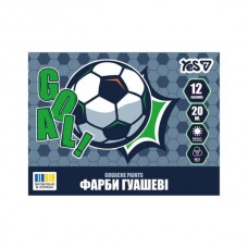 Краски гуашевые Yes Football 12 цв. 20 мл Краски гуашевые Yes Football 12 цв. 20 мл