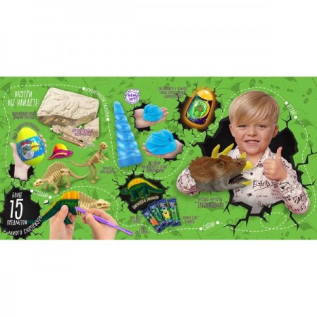 Креативне творчість ДАНКО ТОЙС "Dino Surprise Box" укр Креативне творчість ДАНКО ТОЙС "Dino Surprise Box" укр