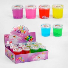 Лизун з блискітками BabyToys C53095 набір 12 штук