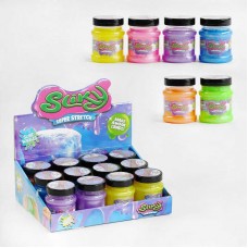 Слайм дитячий BabyToys перламутровий набір 12 шт