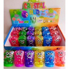 Слайм дитячий BabyToys різні кольори 24 штуки в блоці Слайм дитячий BabyToys різні кольори 24 штуки в блоці
