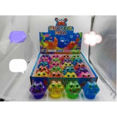 Слайм дитячий BabyToys різні кольори набір 24 штуки