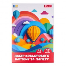 Набор цветного картона и бумаги 1Сентябрь Набор цветного картона и бумаги 1Сентябрь