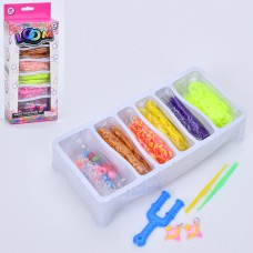 Набір для плетення браслетів BabyToys 16206 різнокольорові гумки
