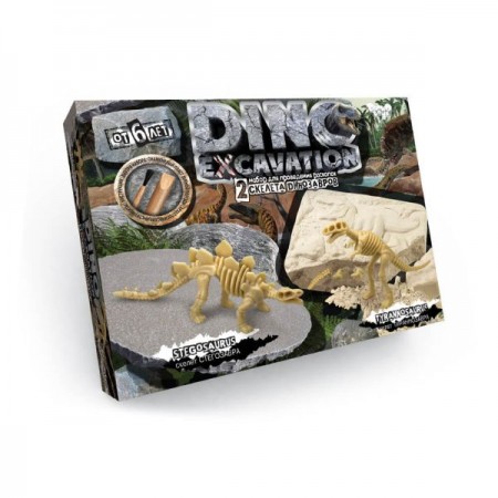 Набор для проведения роскопок "DINO EXCAVATION" динозавры укр ДАНКО ТОЙС DEX-01-04,05,06