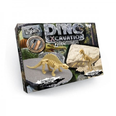 Набор для проведения роскопок "DINO EXCAVATION" динозавры укр ДАНКО ТОЙС DEX-01-04,05,06