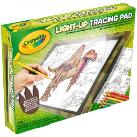 Набор для рисования Crayola Kits Динозавры с подсветкой 74-7497 Набор для рисования Crayola Kits Динозавры с подсветкой 74-7497