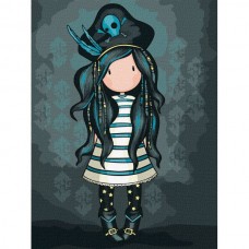 Набор для росписи для детей "Black Pearl Santoro Gorjuss Collection" 30х40см Набор для росписи для детей "Black Pearl Santoro Gorjuss Collection" 30х40см