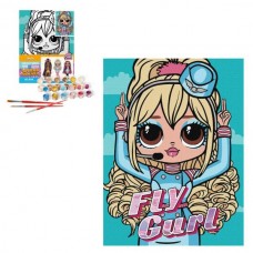Набор для росписи для детей "LOL Surprise! OMG Fly Gurl" 30х40см Набор для росписи для детей "LOL Surprise! OMG Fly Gurl" 30х40см