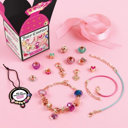 Набор браслетов Juicy Couture с шармами для девочек от 4 лет Набор браслетов Juicy Couture с шармами для девочек от 4 лет