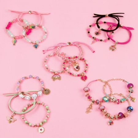 Набор браслетов Juicy Couture с шармами для девочек от 4 лет Набор браслетов Juicy Couture с шармами для девочек от 4 лет