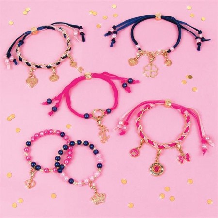 Набор для создания шарм-браслетов Make it Real Juicy Couture Бархат и жемчужины 115 эл. MR4417
