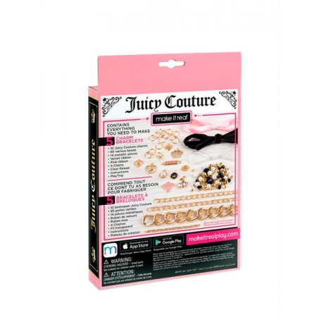 Набор для создания шарм-браслетов Make it Real Juicy Couture Королевский шарм 117 эл. MR4431 Набор для создания шарм-браслетов Make it Real Juicy Couture Королевский шарм 117 эл. MR4431