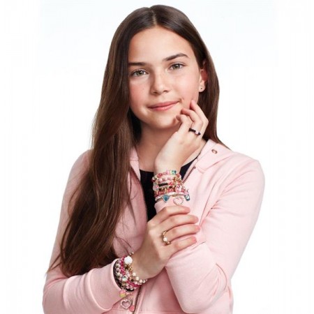 Набор для создания шарм-браслетов Make it Real Juicy Couture Розовый звездопад 470 эл. MR4408 Набор для создания шарм-браслетов Make it Real Juicy Couture Розовый звездопад 470 эл. MR4408