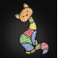 Набор для стеклянной мозаики Mosaaro Кот MA3002 Набор для стеклянной мозаики Mosaaro Кот MA3002