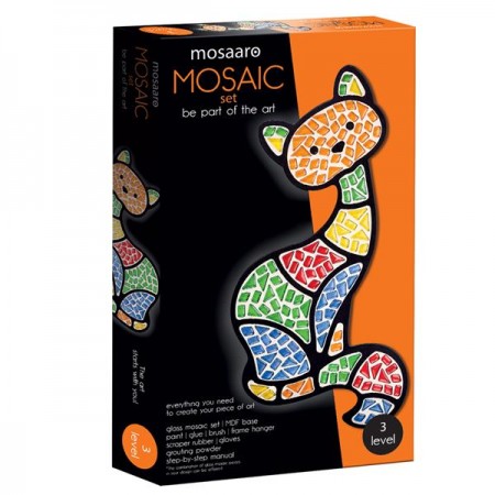 Набор для стеклянной мозаики Mosaaro Кот MA3002 Набор для стеклянной мозаики Mosaaro Кот MA3002