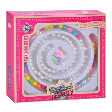 Набор для творчества с бусинами и подвеской BabyToys 22161, 5 видов, от 4 лет