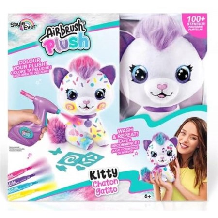 Набір для творчості 4 Ever Airbrush Plush Кошеня OFG272/1 Набір для творчості 4 Ever Airbrush Plush Кошеня OFG272/1
