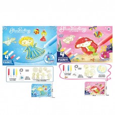 Набор раскраска подвеска BabyToys 7603-04 с красками 6шт