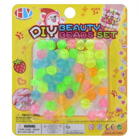 Набір для творчості з бісером і нитками BabyToys HY190-O5-06, мікс видів, від 4 років Набір для творчості з бісером і нитками BabyToys HY190-O5-06, мікс видів, від 4 років