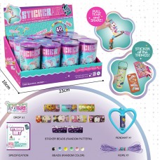 Набір для браслетів з намистинами та наклейками BabyToys KSY987-4