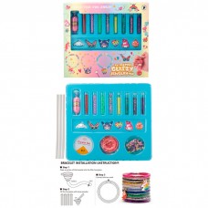 Набор для изготовления браслетов BabyToys LD6094-2, 3 шт с подвесками