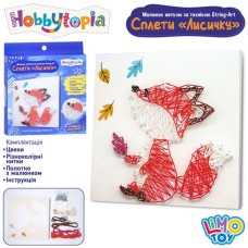 Набор string art лисичка с нитями и гвоздями от Limo Toy