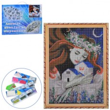Алмазная мозаика BabyToys MK 5364 Девушка 30-40см