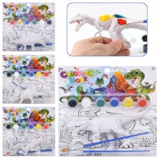 Набір для творчества BabyToys MK 5490 динозавр з фарбами
