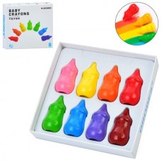 Восковые мелки BabyToys MK 5525-8, 8 цветов для творчества Восковые мелки BabyToys MK 5525-8, 8 цветов для творчества