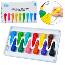 Восковый мел BabyToys MK 5526-12, 12 цветов для творчества Восковый мел BabyToys MK 5526-12, 12 цветов для творчества