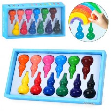 Восковый мел для детского творчества BabyToys MK 5527-12, 12 цветов Восковый мел для детского творчества BabyToys MK 5527-12, 12 цветов