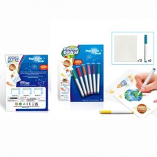 Набор для творчества маркеры и бумага BabyToys WF-6012B Набор для творчества маркеры и бумага BabyToys WF-6012B