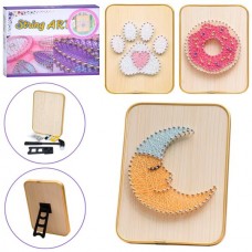 Набір стрінг-арт BabyToys YG0114 дерево метал з молотком