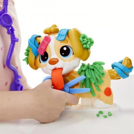 Набір ігровий із пластиліном Play-Doh Прийом у ветеринара F3639 Набір ігровий із пластиліном Play-Doh Прийом у ветеринара F3639