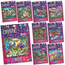 Набор креативного творчества "CRYSTAL MOSAIC KIDS" CRMk-01-01,02,03,04...10 ДАНКО ТОЙС