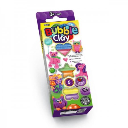 Набор креативного творчества ДАНКО ТОЙС "BUBBLE CLAY" укр, BBC-01-01U,02U Набор креативного творчества ДАНКО ТОЙС "BUBBLE CLAY" укр, BBC-01-01U,02U
