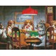 Набор с алмазной мозаикой "Собаки играют в покер" 40х50см