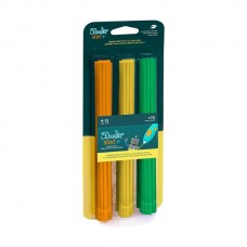 Набор стержней для 3D-ручки 3Doodler Start Микс 75 шт. оранжевый, желтый, зеленый 3DS-ECO-MIX2-75 Набор стержней для 3D-ручки 3Doodler Start Микс 75 шт. оранжевый, желтый, зеленый 3DS-ECO-MIX2-75