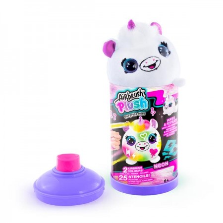 Набір-сюрприз для творчості 4 Ever DIY Airbrush Plush Неон міні AIR020