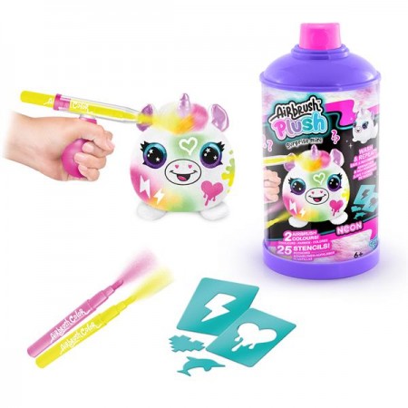 Набір-сюрприз для творчості 4 Ever DIY Airbrush Plush Неон міні AIR020