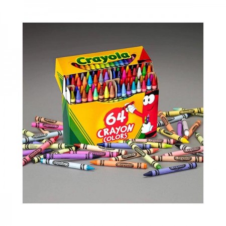 Набор восковых мелков Crayola Crayons 64 цвета 52-6448 Набор восковых мелков Crayola Crayons 64 цвета 52-6448