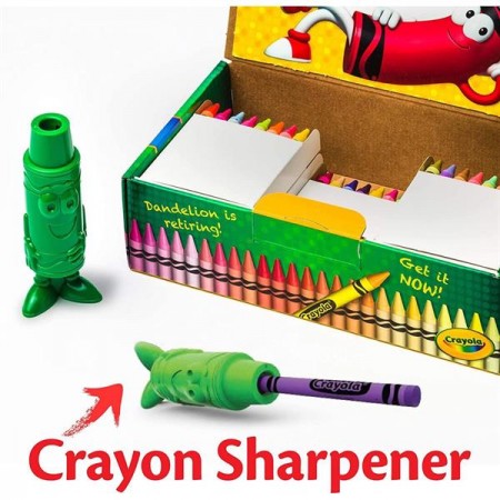 Набор восковых мелков Crayola Crayons с точилкой 120 цветов 52-6920