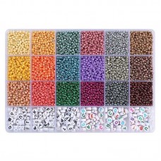 Набор бисера BabyToys 1199-317 разные цвета в боксе Набор бисера BabyToys 1199-317 разные цвета в боксе