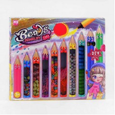 Набор бисера BabyToys 338-1043 карандаши разные цвета с ниточкой Набор бисера BabyToys 338-1043 карандаши разные цвета с ниточкой